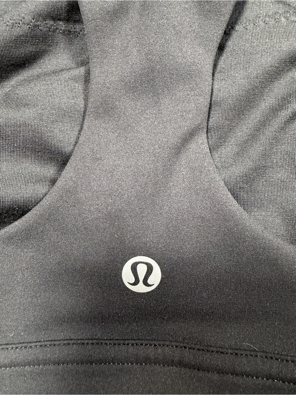 lululemon athletica Black Sports Bra with Rainbow Cross